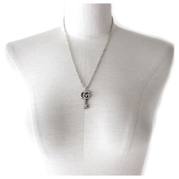Authentic Gucci GG Marmont Key Pendant Necklace - Picture 9 of 13